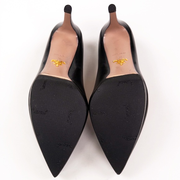 Prada Vitello Lux 3 Platform Pumps Heels - Picture 5 of 8